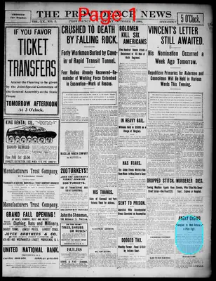 Page thumbnail for The Providence News