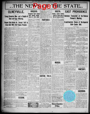 Page thumbnail for The Providence News