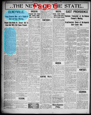 Page thumbnail for The Providence News