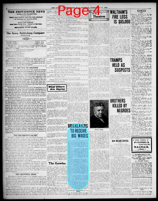 Page thumbnail for The Providence News