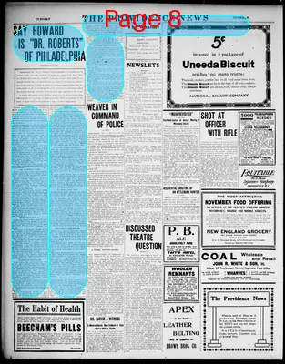 Page thumbnail for The Providence News