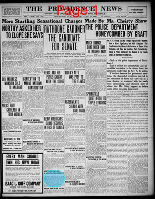 Page thumbnail for The Providence News