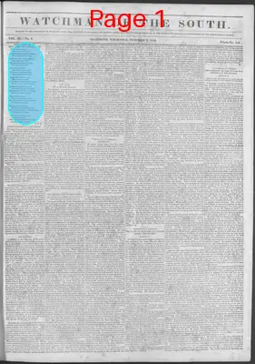 Page thumbnail for Watchman Of The South