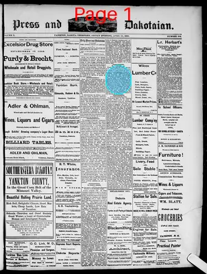 Page thumbnail for Press And Daily Dakotaian