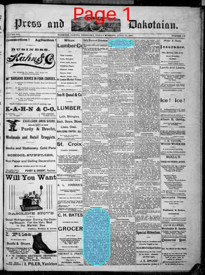 Page thumbnail for Press And Daily Dakotaian
