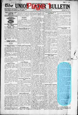 Page thumbnail for Union Labor Bulletin