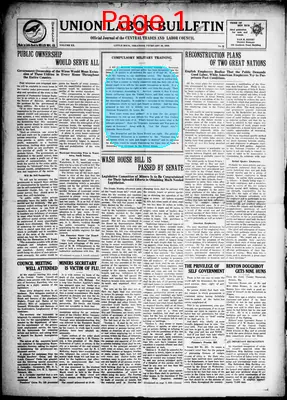Page thumbnail for Union Labor Bulletin
