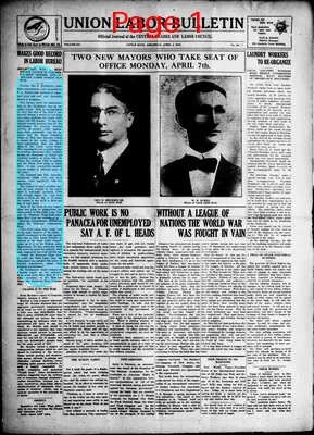 Page thumbnail for Union Labor Bulletin