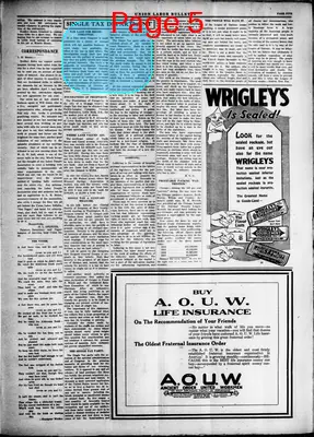Page thumbnail for Union Labor Bulletin