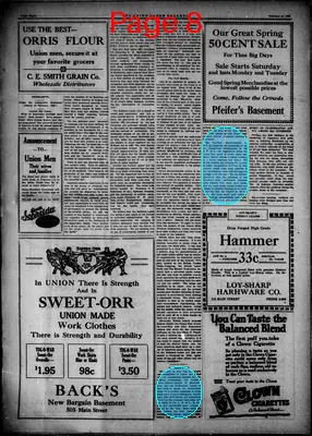Page thumbnail for Union Labor Bulletin