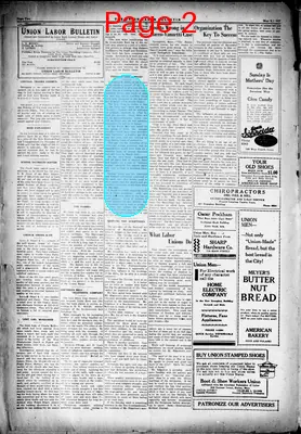 Page thumbnail for Union Labor Bulletin
