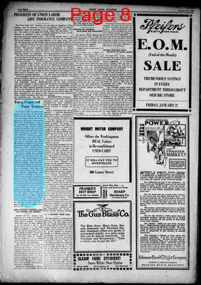 Page thumbnail for Union Labor Bulletin