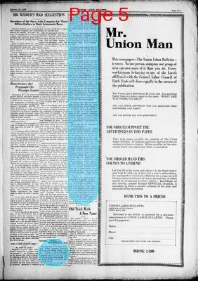 Page thumbnail for Union Labor Bulletin