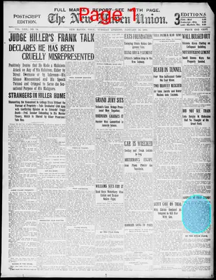 Page thumbnail for The New Haven Union