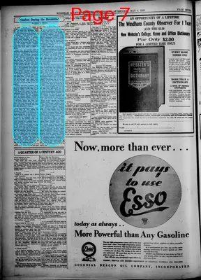 Page thumbnail for Windham County Observer