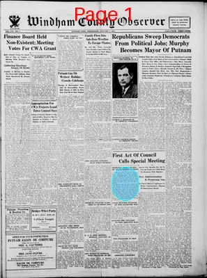 Page thumbnail for Windham County Observer