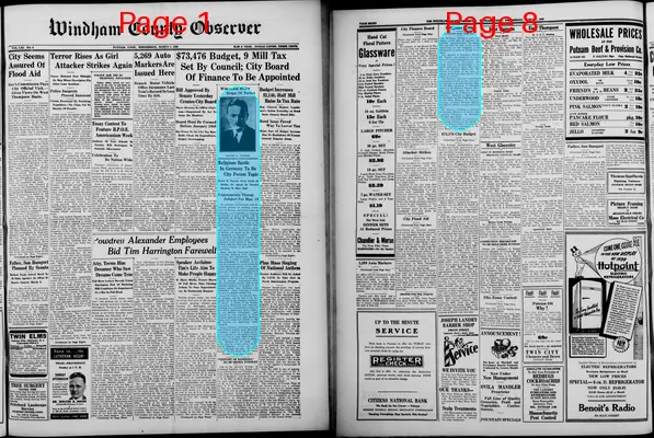 Page thumbnail for Windham County Observer