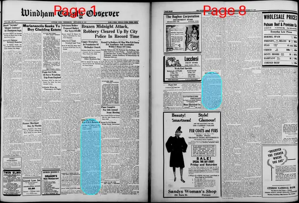 Page thumbnail for Windham County Observer