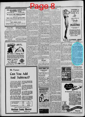 Page thumbnail for Windham County Observer