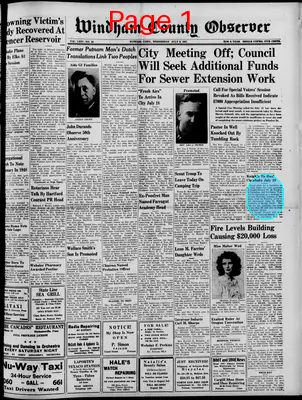 Page thumbnail for Windham County Observer