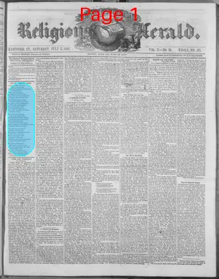 Page thumbnail for New England Religious Herald