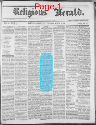 Page thumbnail for The Religious Herald