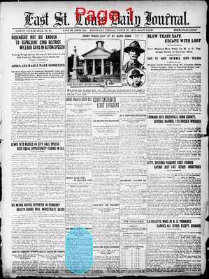 Page thumbnail for East St. Louis Daily Journal