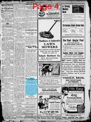 Page thumbnail for East St. Louis Daily Journal