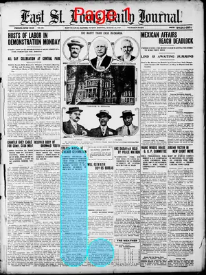 Page thumbnail for East St. Louis Daily Journal