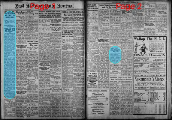 Page thumbnail for East St. Louis Daily Journal