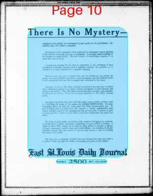 Page thumbnail for East St. Louis Daily Journal
