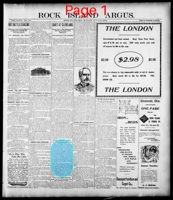 Page thumbnail for Rock Island Argus