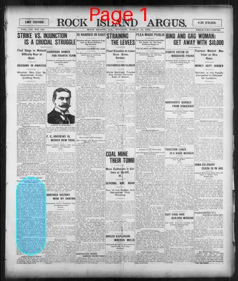 Page thumbnail for Rock Island Argus