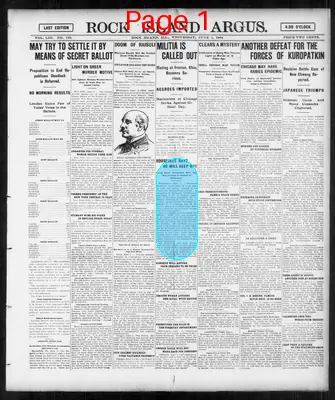 Page thumbnail for Rock Island Argus