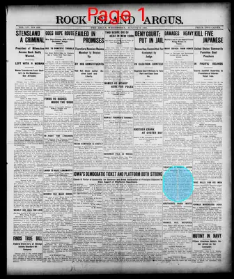 Page thumbnail for Rock Island Argus