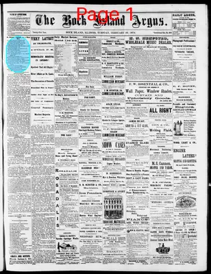Page thumbnail for Rock Island Argus