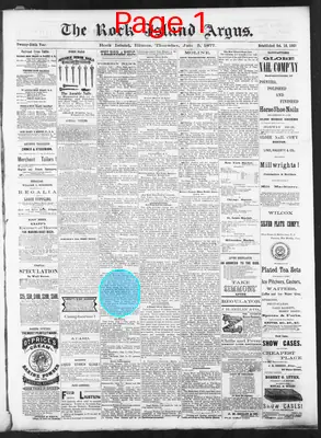 Page thumbnail for The Rock Island Argus