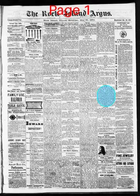 Page thumbnail for The Rock Island Argus