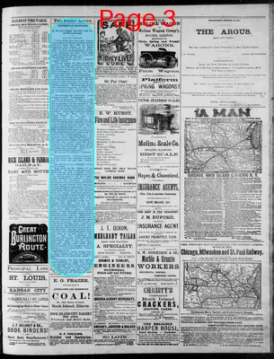 Page thumbnail for The Rock Island Argus