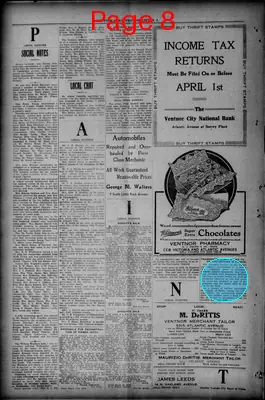 Page thumbnail for Ventnor News