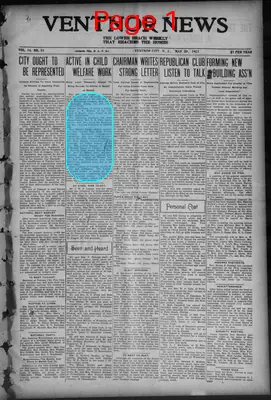 Page thumbnail for Ventnor News