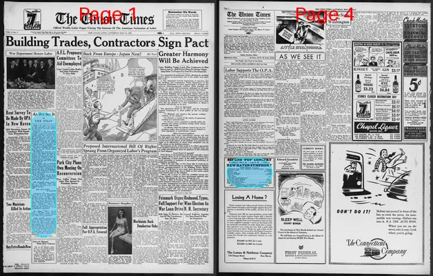 Page thumbnail for The Union Times