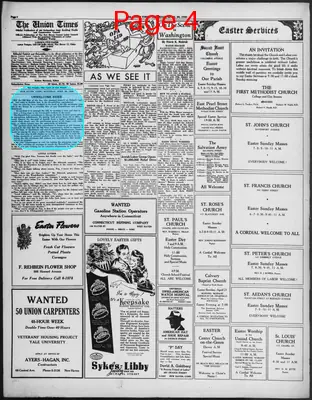 Page thumbnail for The Union Times