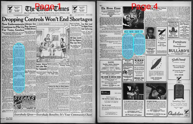 Page thumbnail for The Union Times