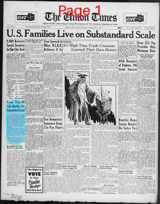 Page thumbnail for The Union Times