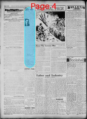 Page thumbnail for The Detroit Tribune