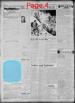Page thumbnail for The Detroit Tribune