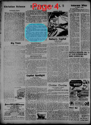 Page thumbnail for The Detroit Tribune