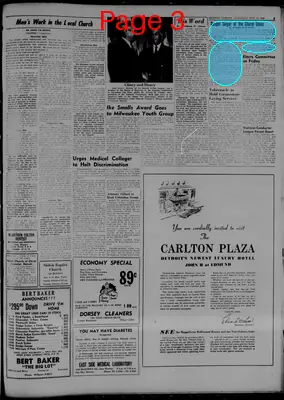 Page thumbnail for The Detroit Tribune