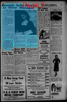 Page thumbnail for The Detroit Tribune